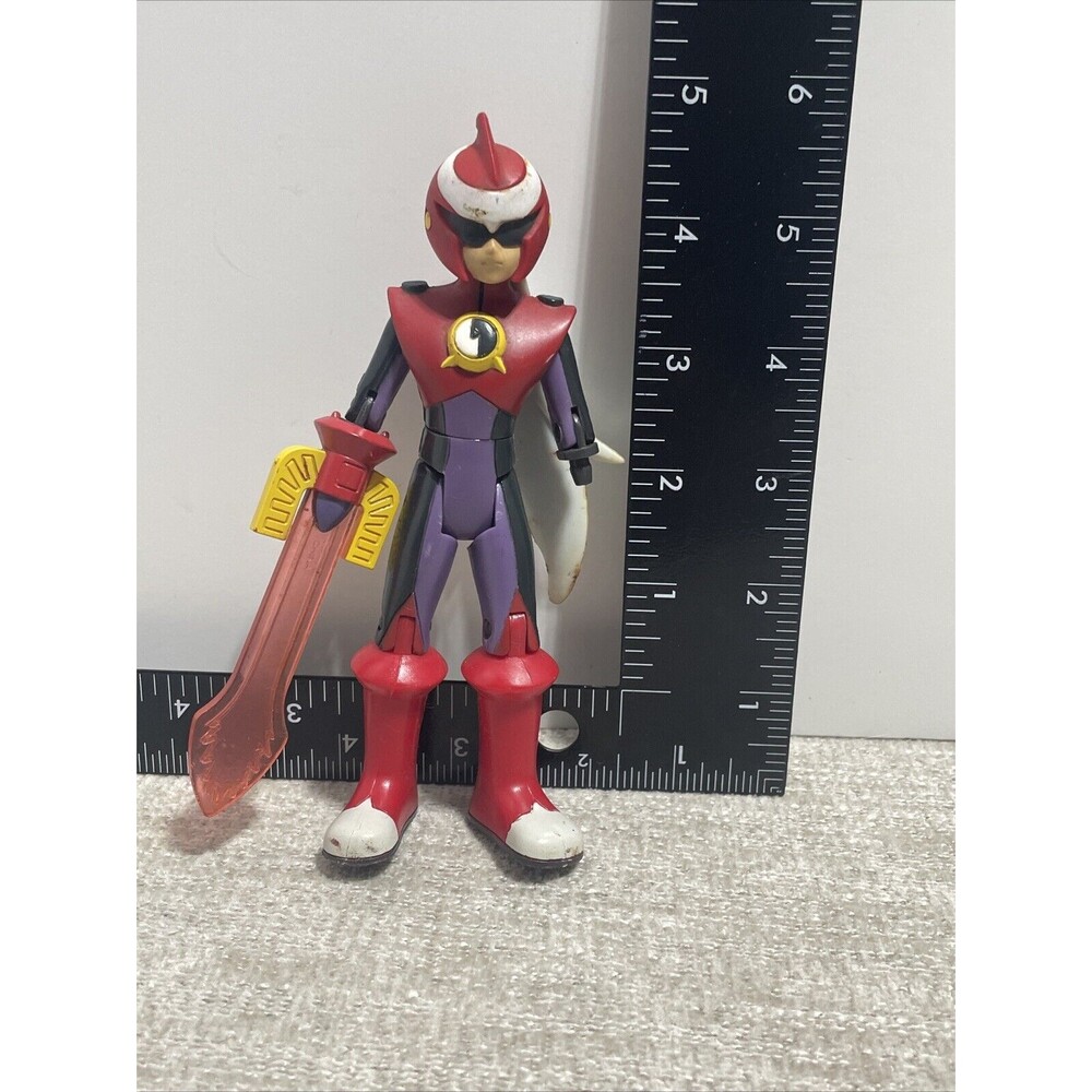MegaMan NT Warrior 10 Inch Action Figure 2004 ProtoMan Missing Arm - Picture 7 of 9